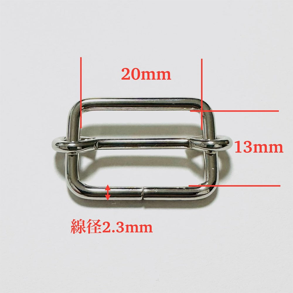 日本製 リュックカン 1本線送り（15mm・20mm・25mm・30mm）ニッケル【1000個】