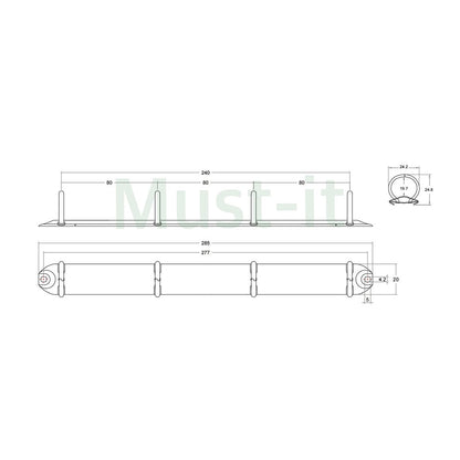 リングバインダー 4穴 R型【100個】