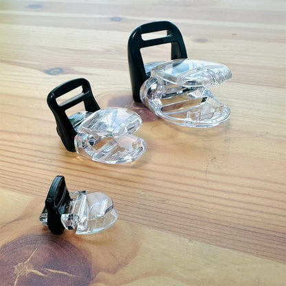 フィッシュクリップ（S・M・L）平紐用 樹脂製【50個】