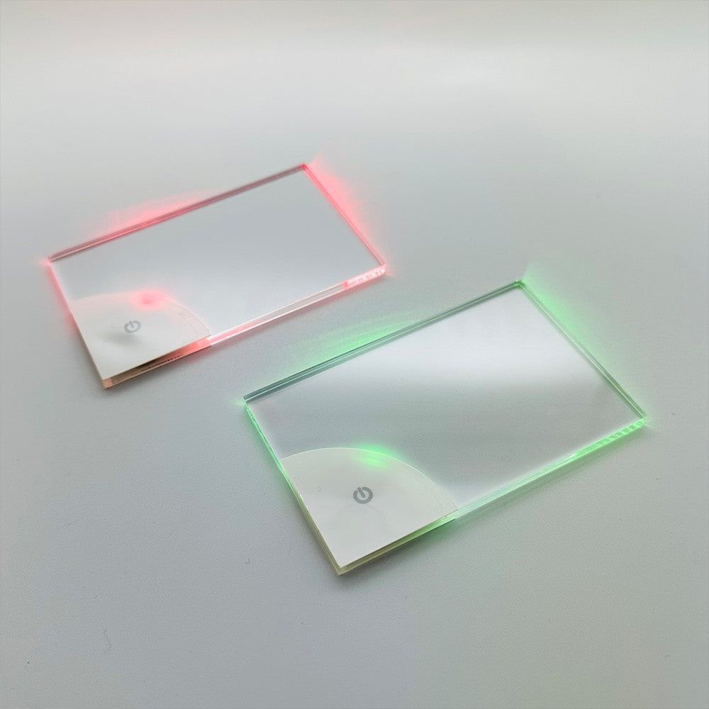 LED名刺プレート 全2種（赤・緑）【10個】