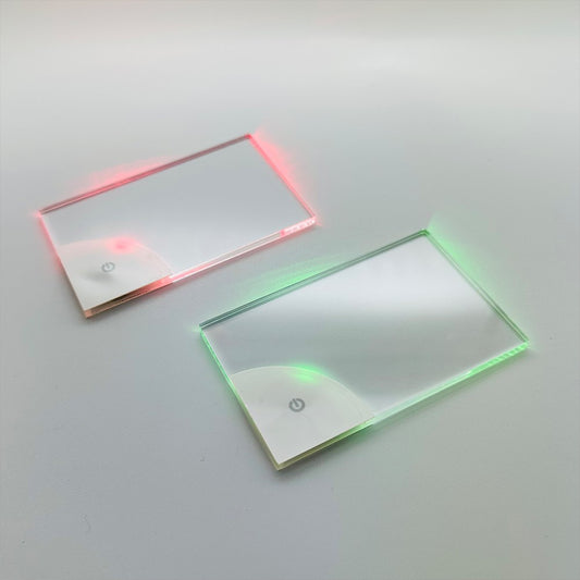 LED名刺プレート 全2種（赤・緑）【10個】