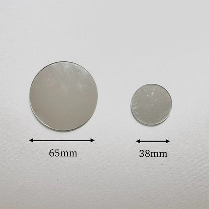 手作り用ミラー 鏡（Φ65・Φ38）パーツ ハンドメイド【100枚・1000枚】