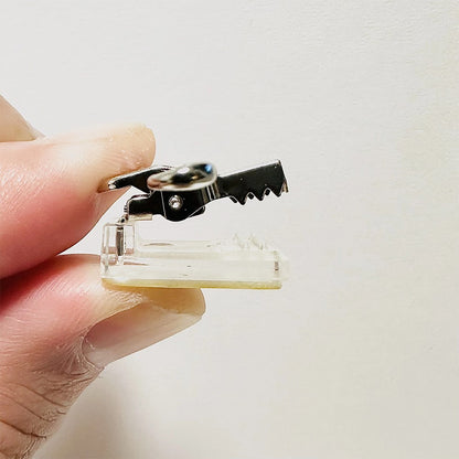 名札クリップ 金属タイプ テープ付き【500個】