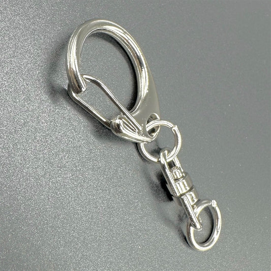 ナスカンキーホルダー ＃1140（小・大）ニッケル【500個】