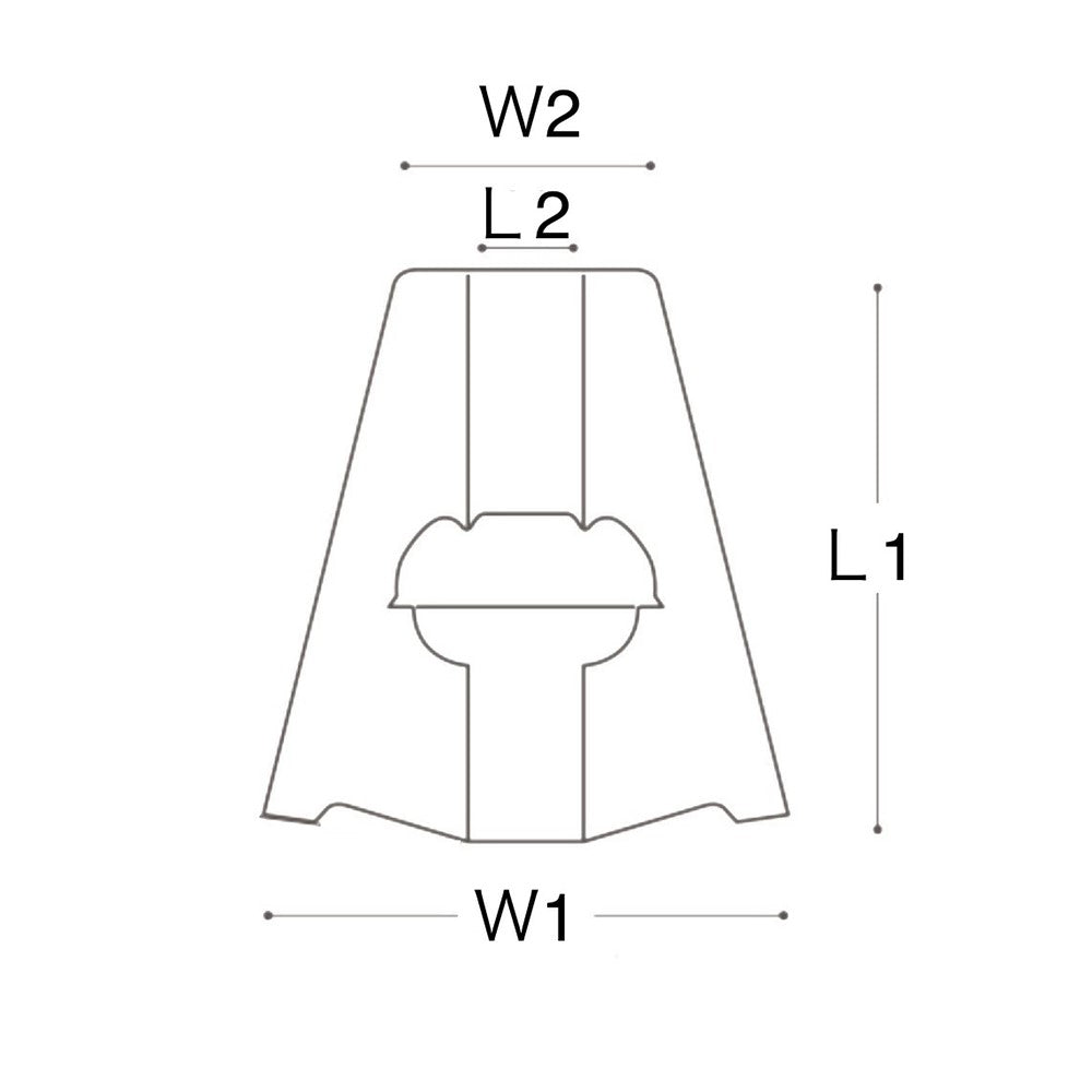 紙脚 紙製スタンド 両面テープ付き 全5サイズ（7.5cm・9.5cm・12.5cm・15cm・16.5cm）【500枚】